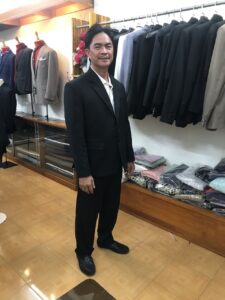 Lấy số đo may vest nam tại Veston Anh Tuấn Biên Hòa Đồng Nai