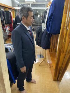 Vest sui gia nam màu xanh navy tại Biên Hòa